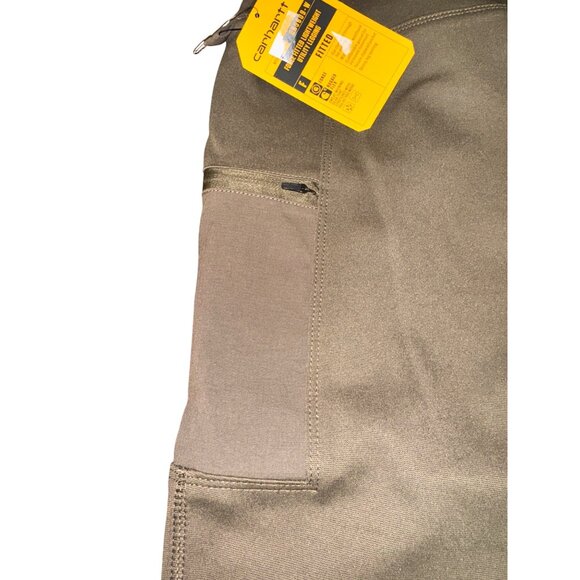 Carhartt Womens Fitted Utility Pants XL Tall Nylon & Spandex - Picture 7 of 11